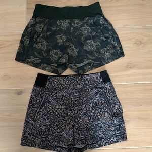 Floral and Abstract Patterned Women's Athleta Shorts